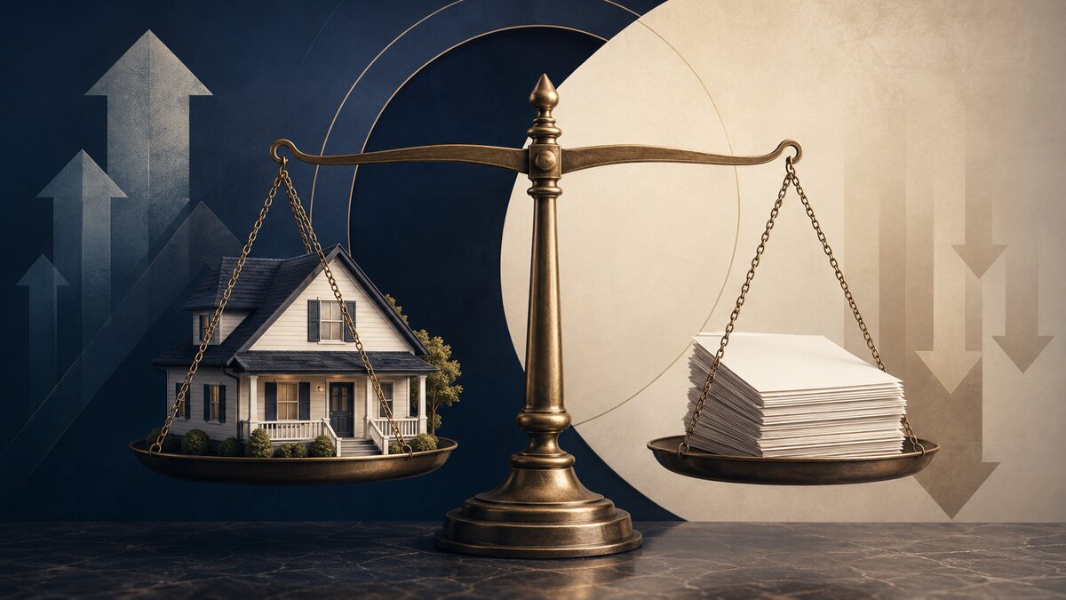 Conceptual balance between a home and valuation documents