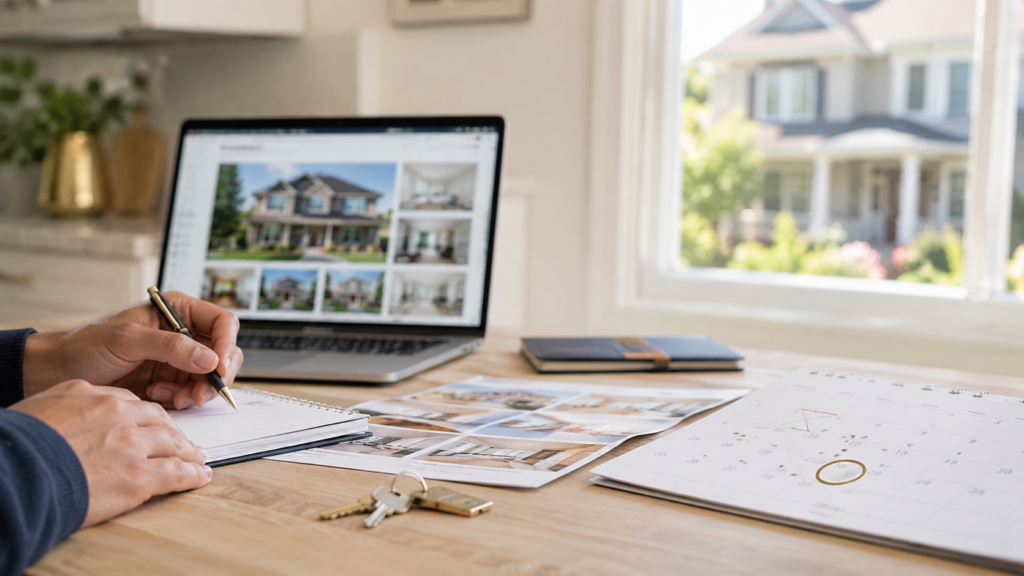 Home seller reviewing an expired listing and planning a relaunch