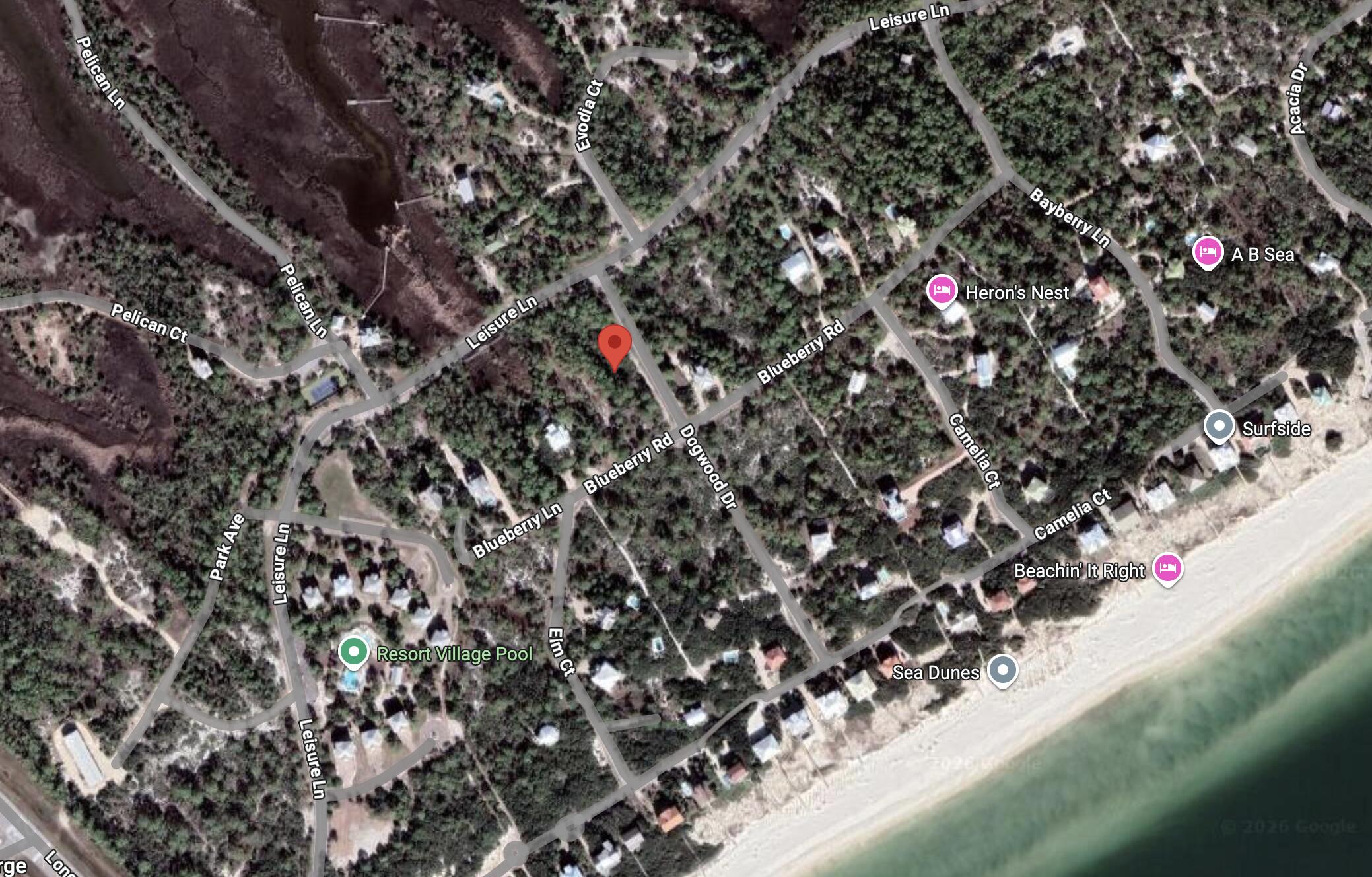 Listing photograph of the land at 1452 Blueberry Road in Sea Palm Village, Florida
