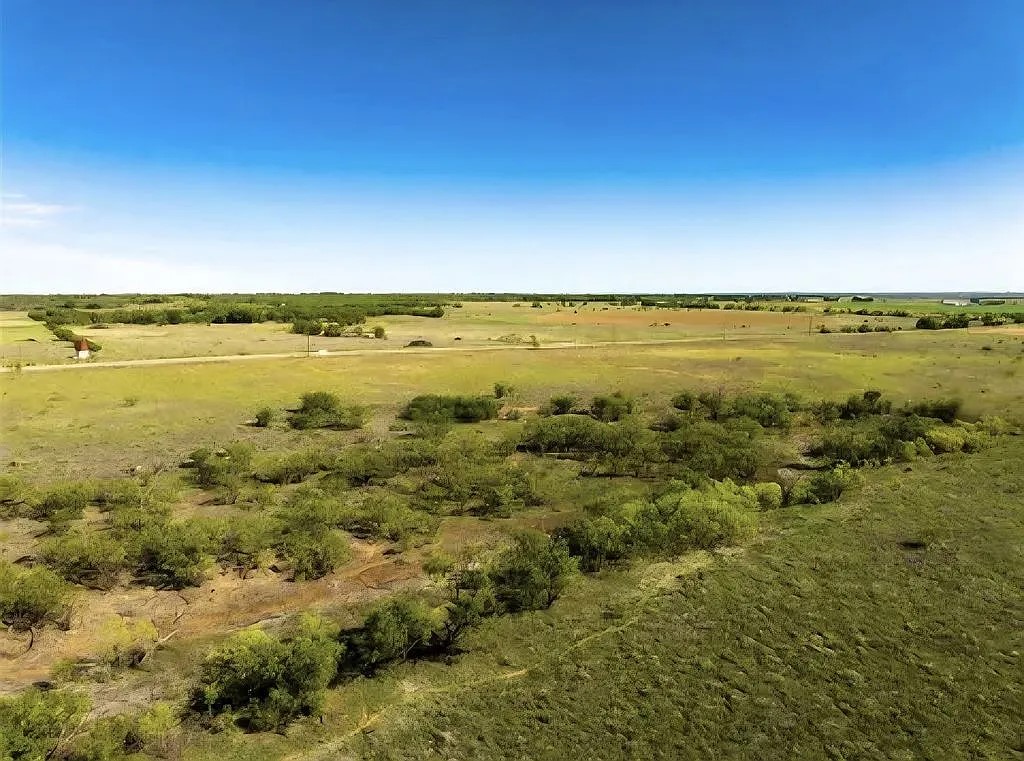 Listing photograph of the 18.95-acre tract on County Road 463 in Anson, Texas