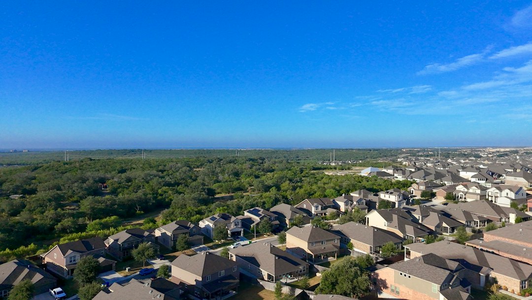 Suburban neighborhood visual representing Odessa Texas seller services