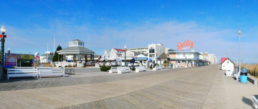 Coastal panorama near Rehoboth Beach, Delaware