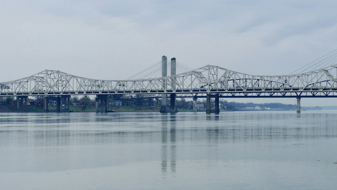 Bridge over the Ohio River at Louisville, Kentucky