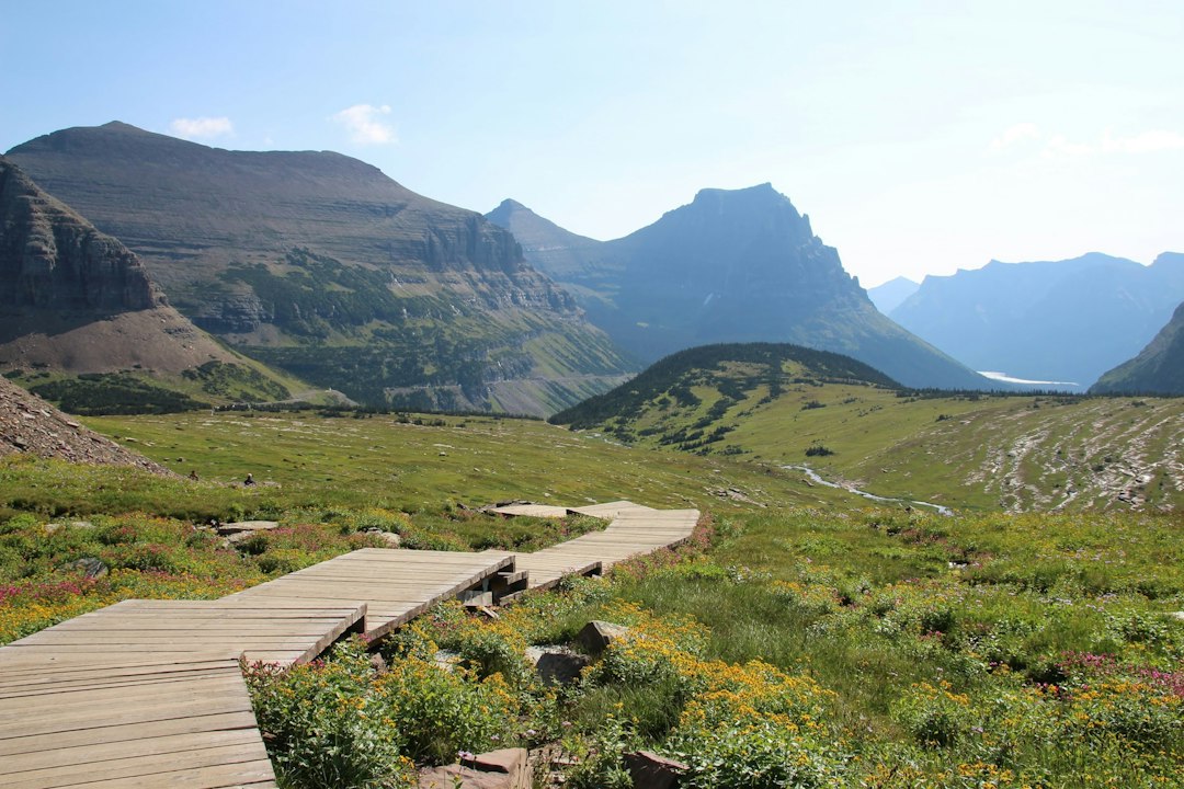 A breathtaking wiew, Hidden Lake Glacier National park Montana