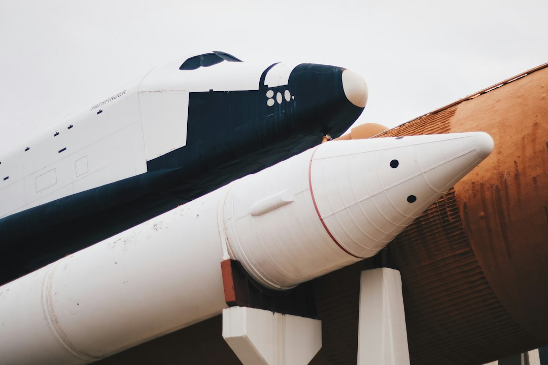 Rocket and spacecraft exhibit illustrating Huntsville's aerospace heritage